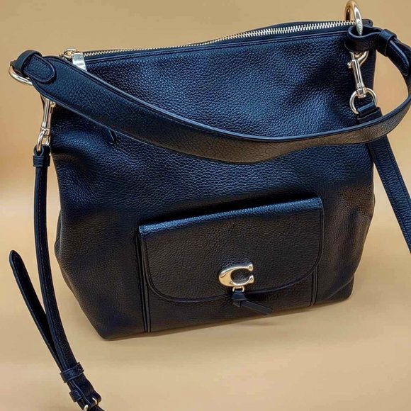 Coach Handbags - Coach - black Remi Hobo leather handbag